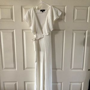 lulu’s white wedding romper